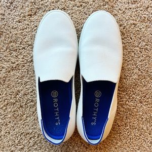 Rothy’s the Sneaker Bright White EUC (Original Slip-On)